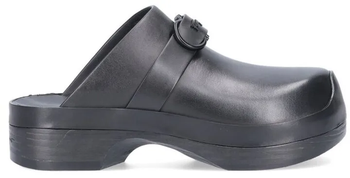 Salvatore Ferragamo Gancini Ornament Clogs