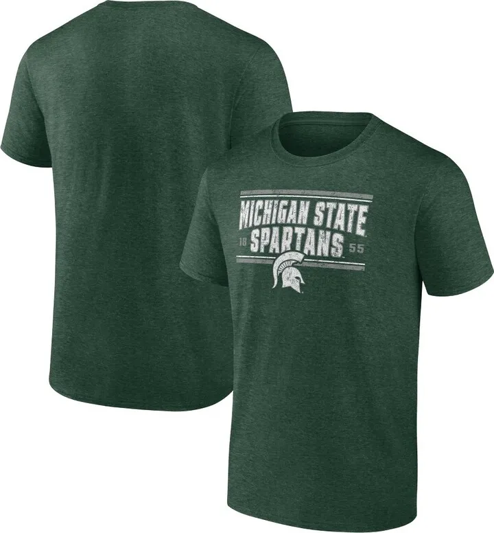 NCAA Michigan State Spartans Men's Bi-Blend Short Sleeve T-Shirt - XXL