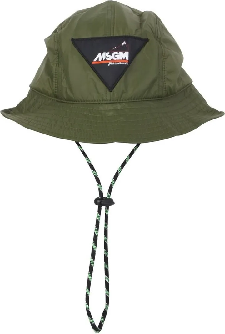MSGM Logo Patch Bucket Hat