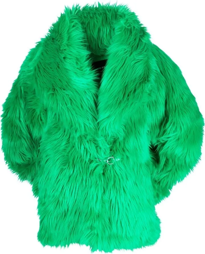 Faux-Fur Oversized-Cut Jacket