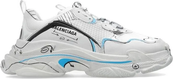 Balenciaga Triple S Lace-Up Sneakers