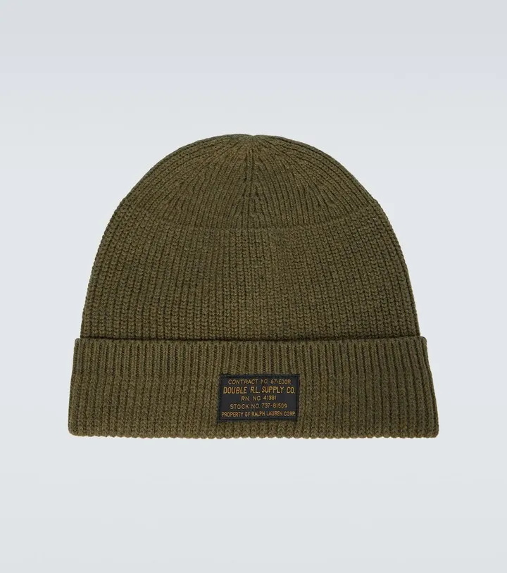 Knitted stretch-cotton watch cap