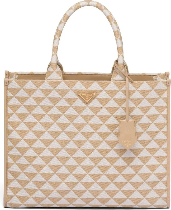 Symbole embroidered tote bag