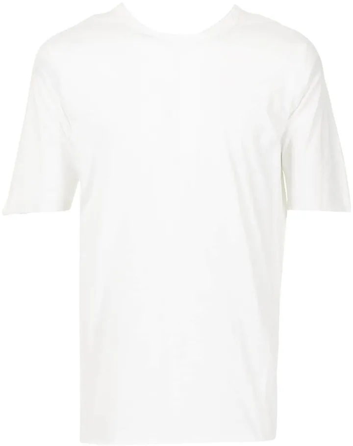 round-neck cotton T-shirt
