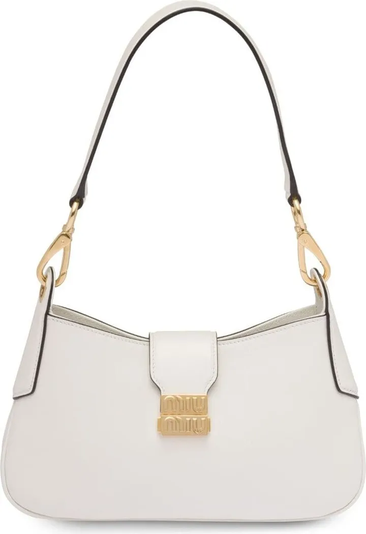 Logo-Plaque Leather Bag