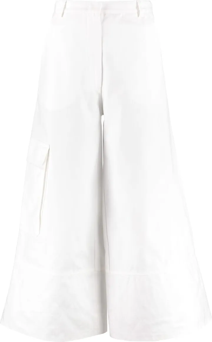High-rise Culotte Jeans
