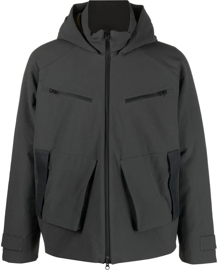 Hooded Padded Bomber Jacket
