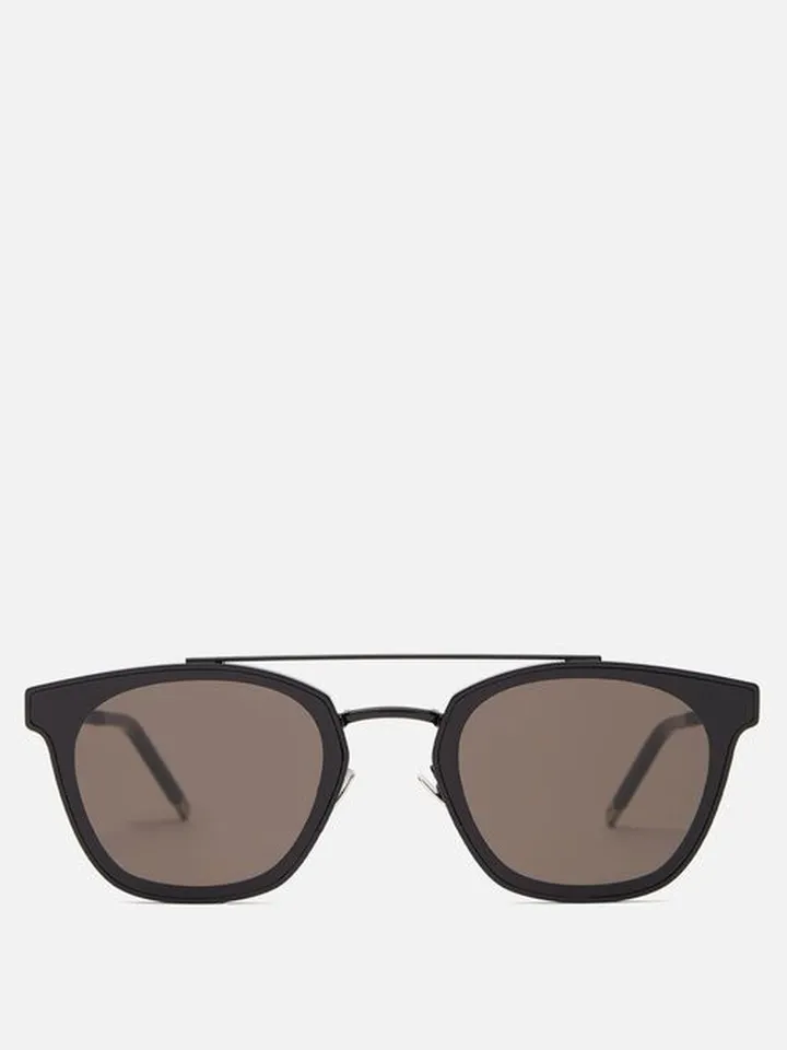 Top-bar Round Metal Sunglasses