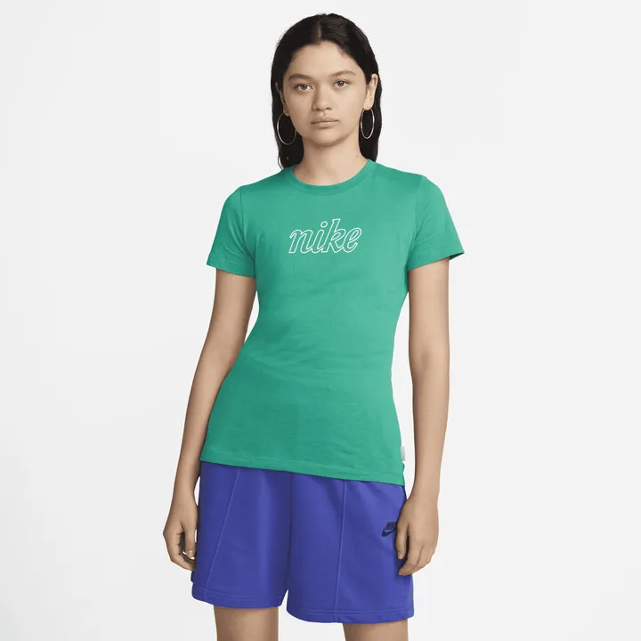 Women's Nike Sportswear Icon Clash T-Shirt in Green
