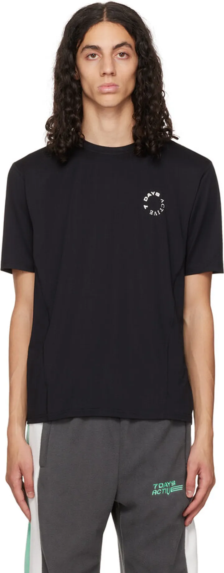 7 DAYS Active Black Training T-Shirt