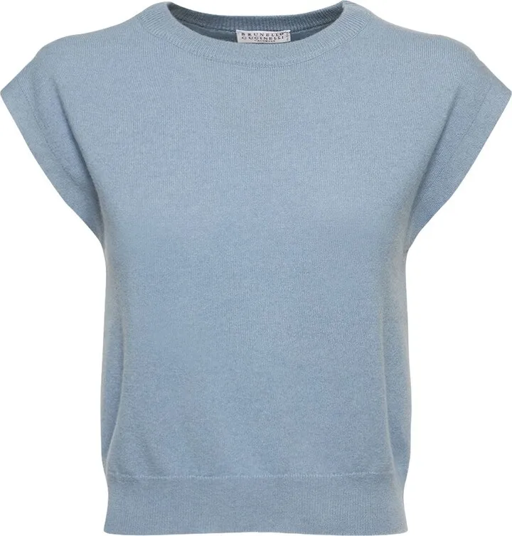 Cashmere knit vest