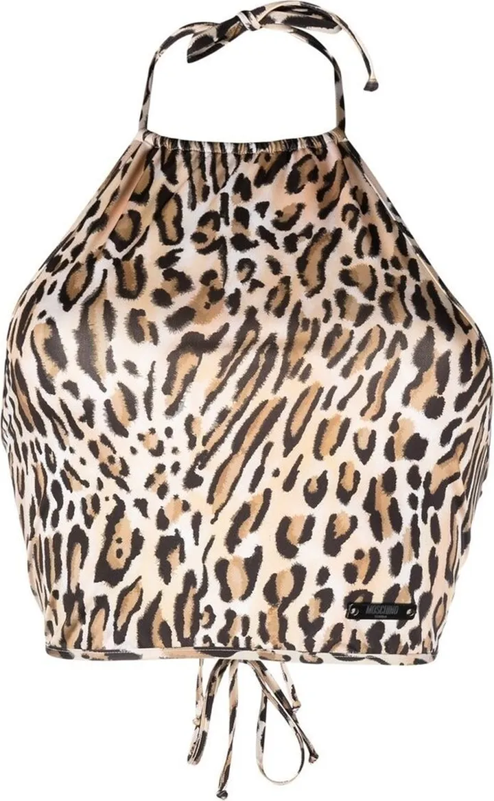 Logo-Plaque Halter Top