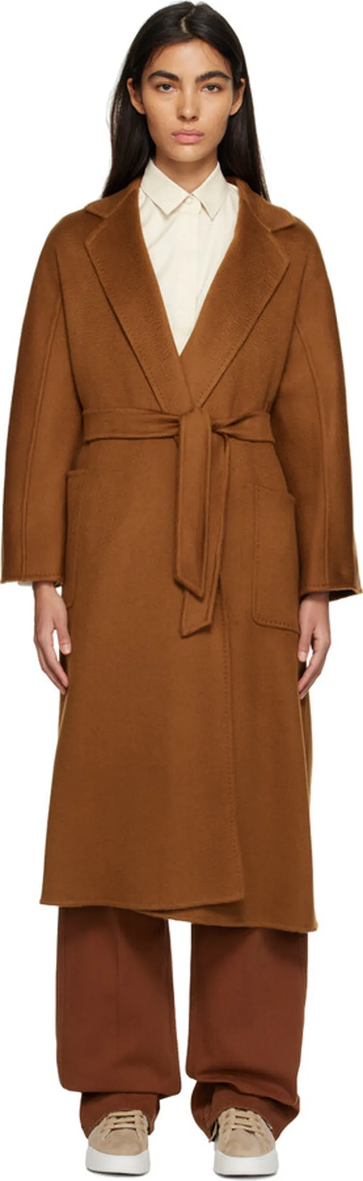 Max Mara Brown Ludmilla Icon Coat