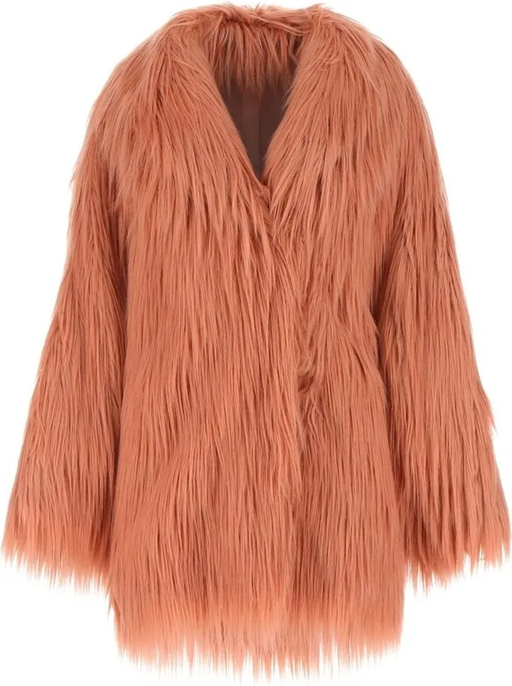 Philosophy Di Lorenzo Serafini Faux-Fur Long-Sleeved Jacket