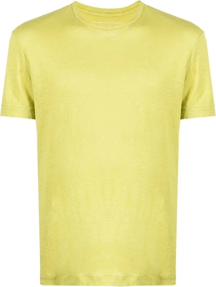 short-sleeve linen T-shirt