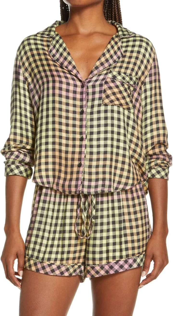 Kellen Gingham Short Pajamas