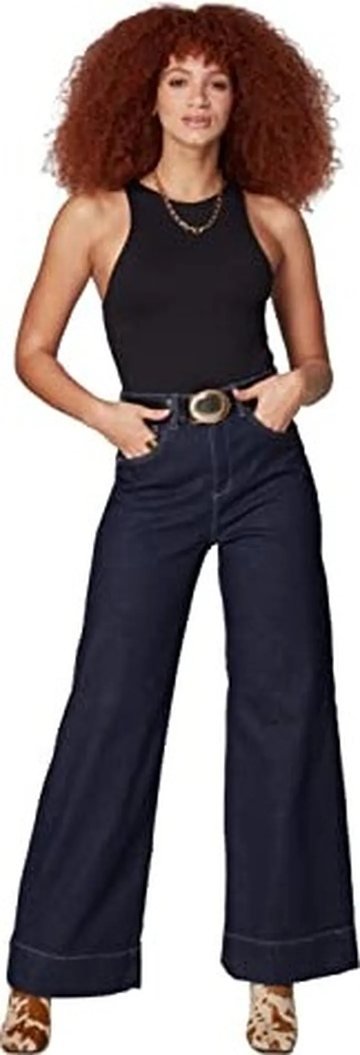 Lola Jeans Women's Lola Ultra-High Rise Wide Leg