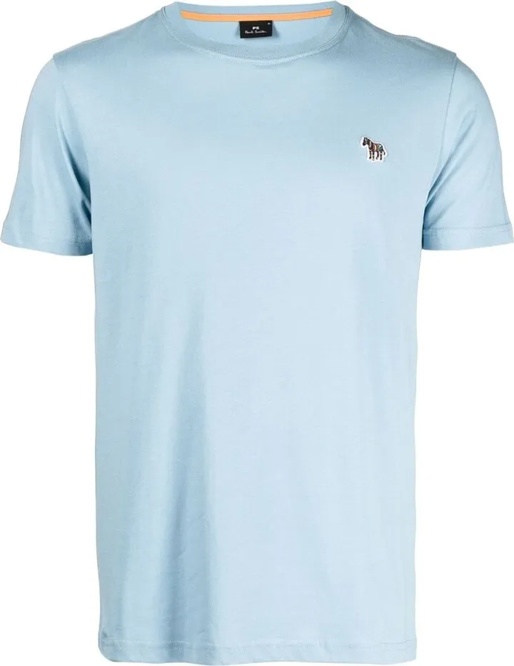 logo-patch cotton T-shirt