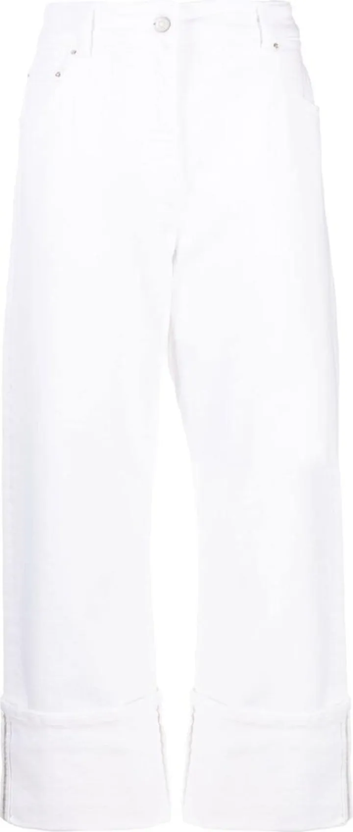 Cropped Straigh-Leg Trousers