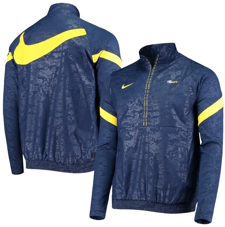 Men's Nike Navy Tottenham Hotspur Half-Zip Track Jacket