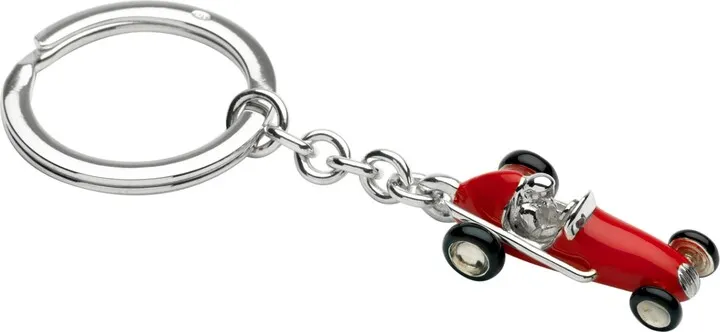 Deakin & Francis - Deakin & Francis Sterling Silver Racing Car Keyring