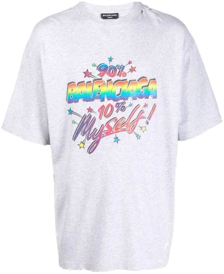 graphic logo-print T-shirt