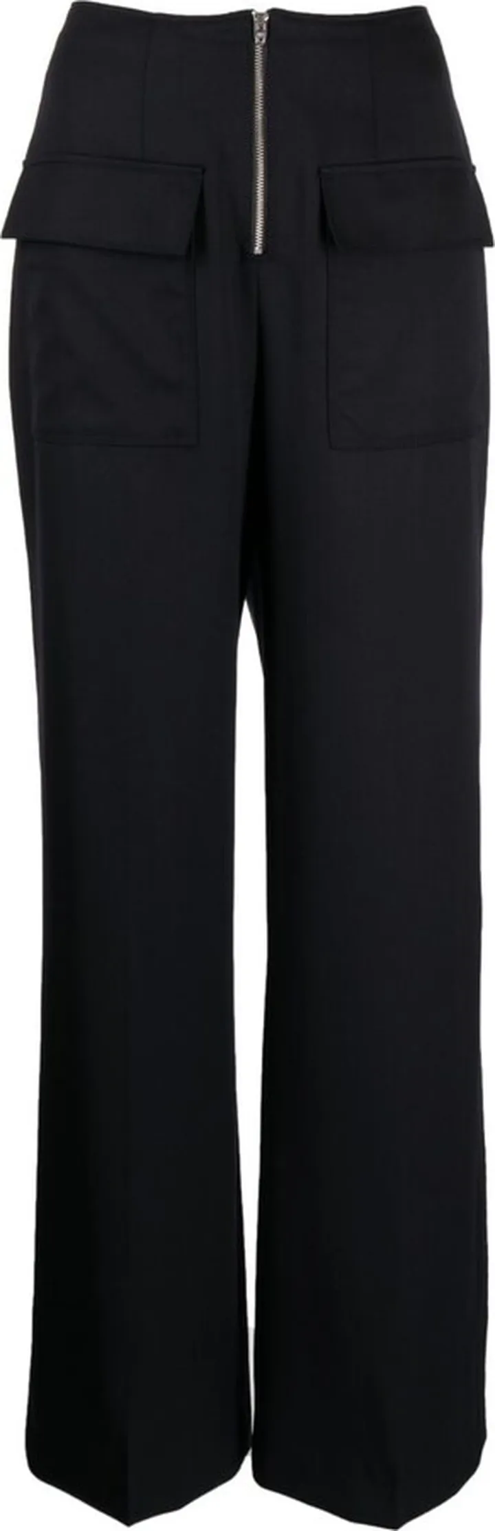 Cropped Straight-Leg Trousers