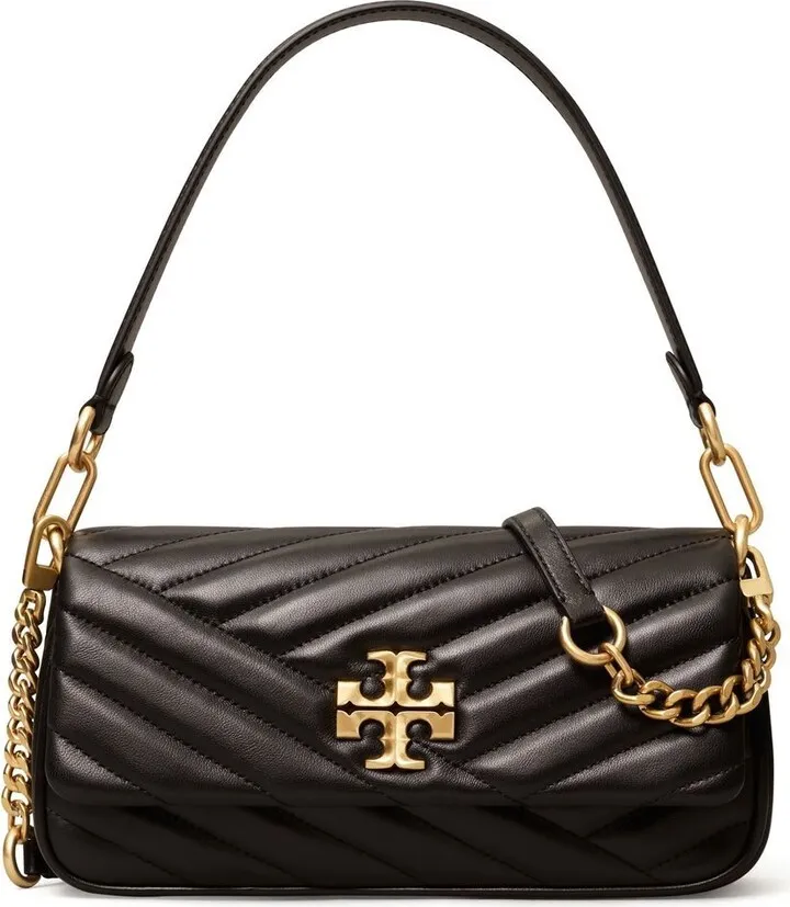 Leather Logo-Plaque Shoulder Bag