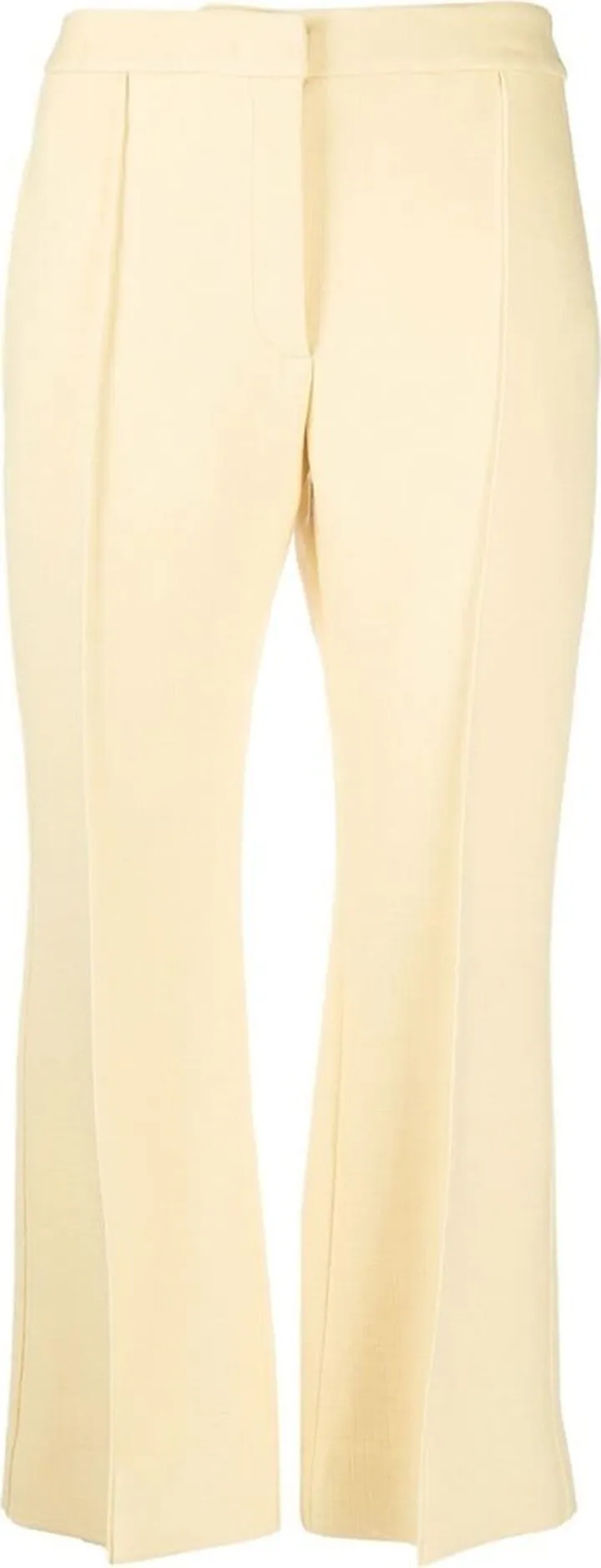 Flared Cropped Trousers