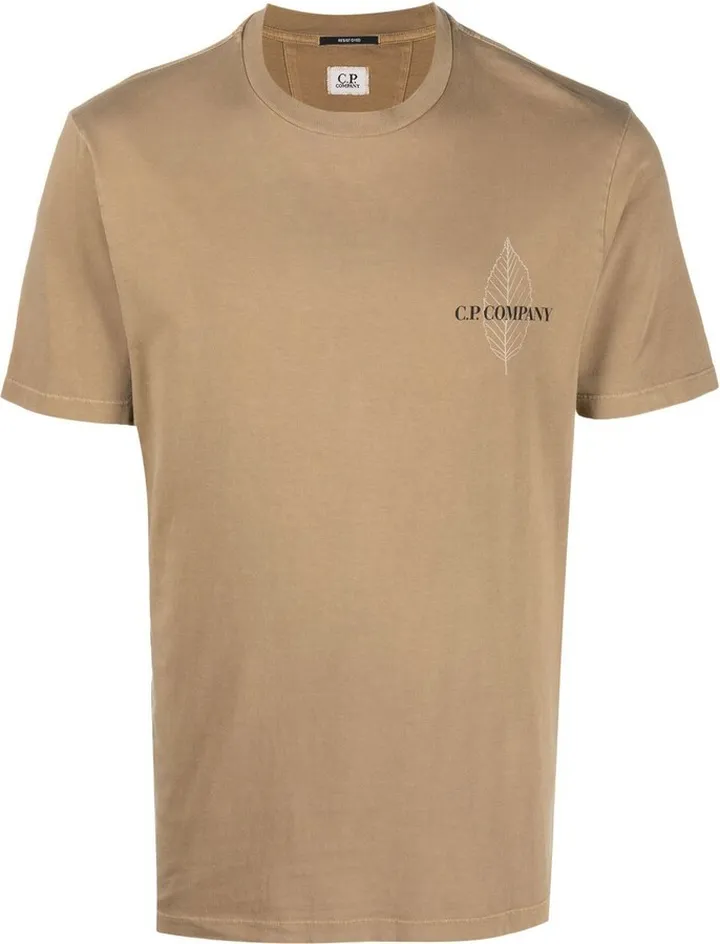chest logo-print detail T-shirt