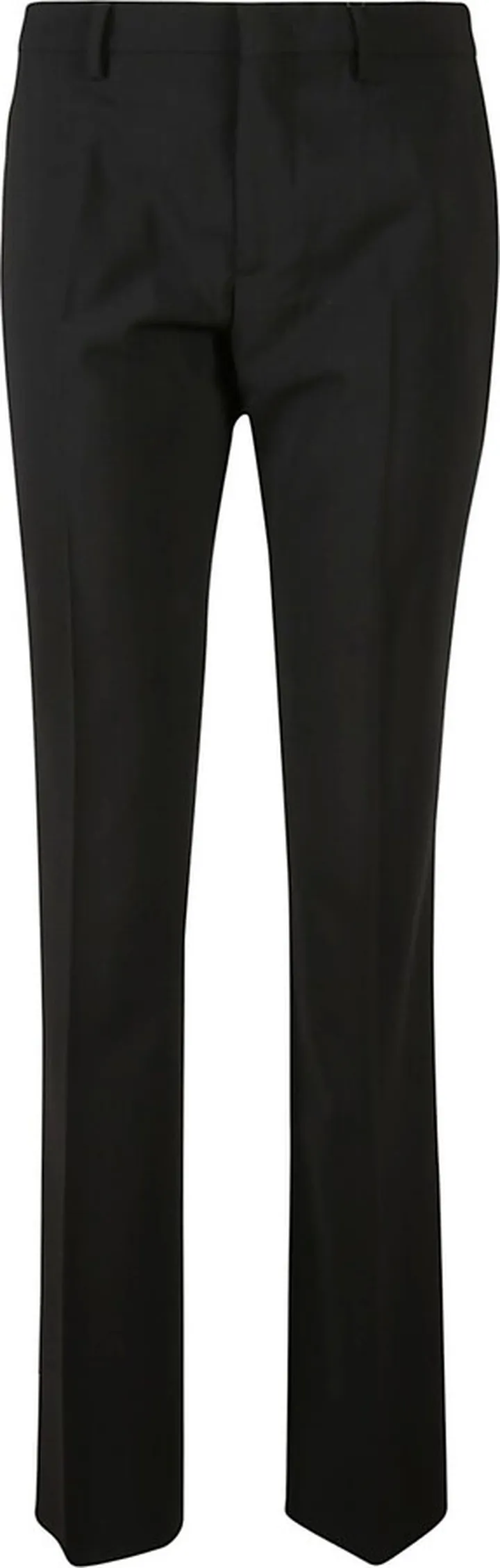 High-waist Plain Trousers