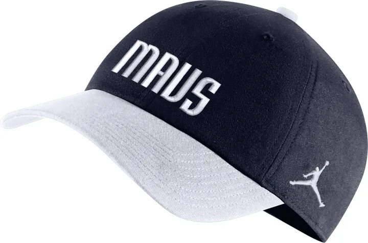 Nike Men's Dallas Mavericks Statement Edition Jordan Heritage86 NBA Hat in Blue