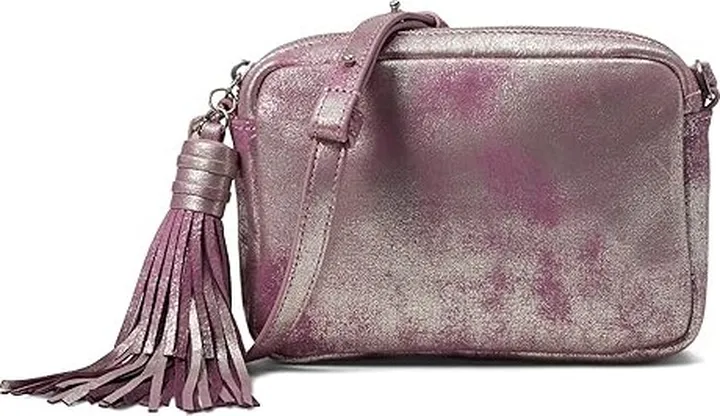 HOBO Renny Small Crossbody (Violet Metallic) Handbags