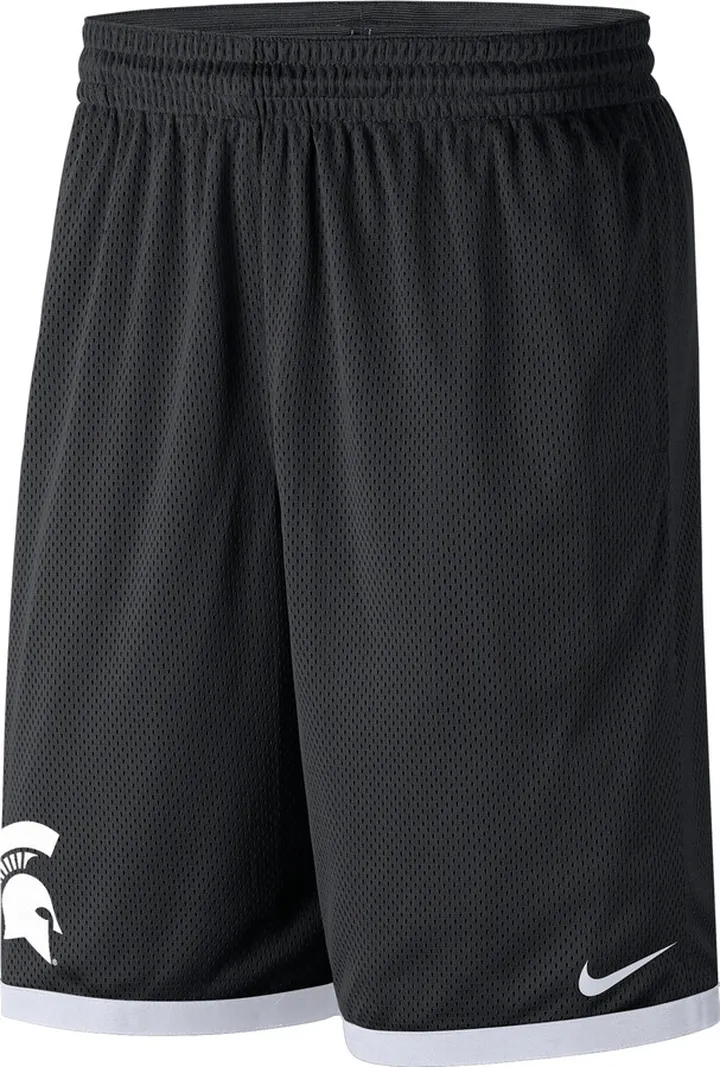 Michigan State Nike Men's College Mesh Shorts in Black
