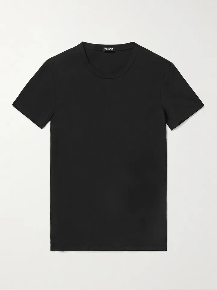 Stretch Cotton-Blend Jersey T-Shirt