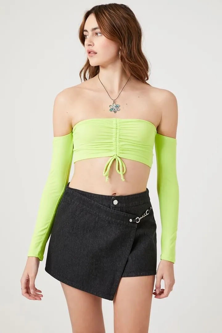 Denim Chain Skort