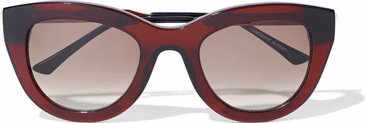 Cupidity cat-eye gold-tone and acetate sunglasses