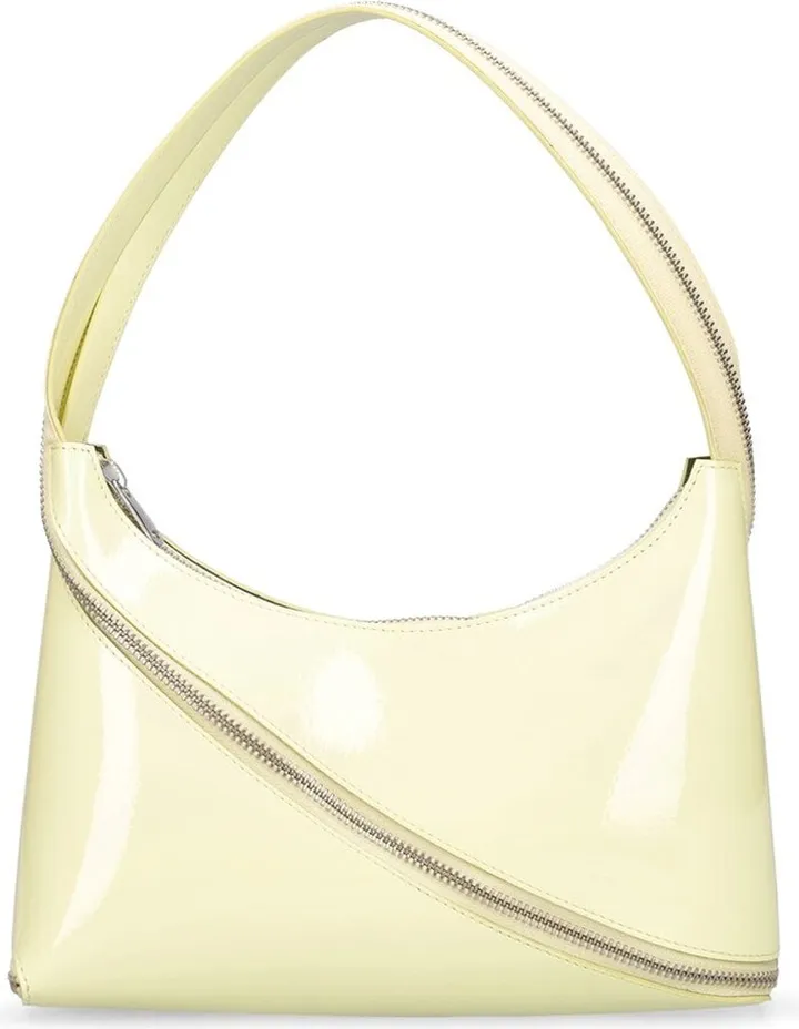 Zip patent shoulder bag