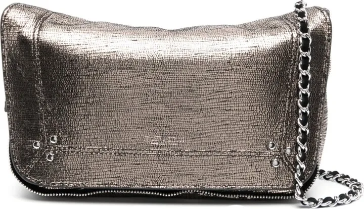 Lamé-Effect Cross-Body Bag