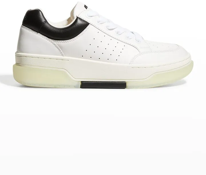 Men's Stadium Perforated Clear-Sole Low-Top Sneakers