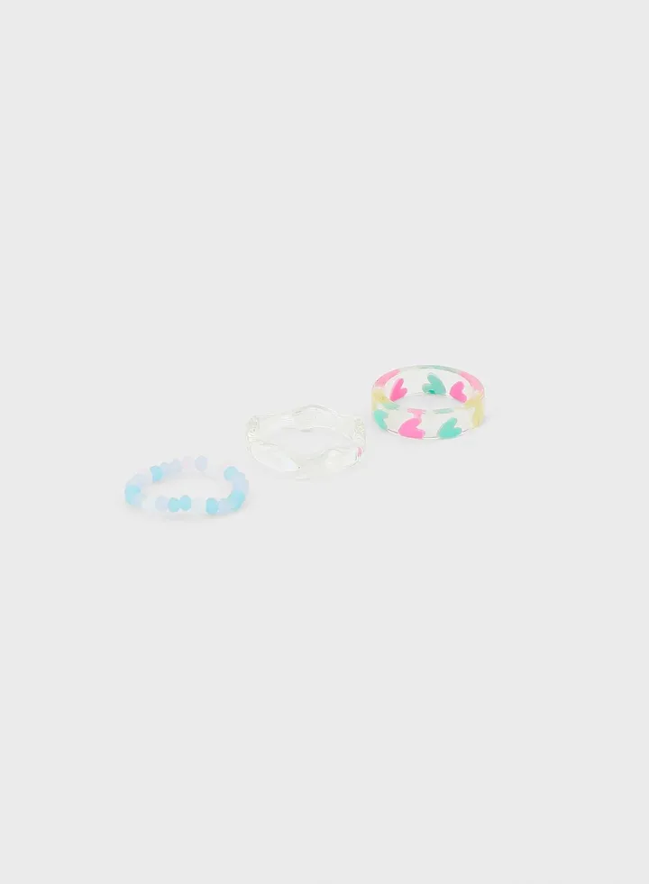 3 Pack Acrylic Ring Set