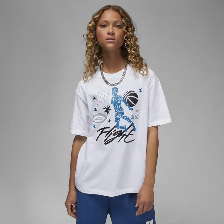 Women's Jordan Boxy T-Shirt in White