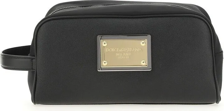 Dolce & Gabbana Logo Plaqued Toiletry Bag
