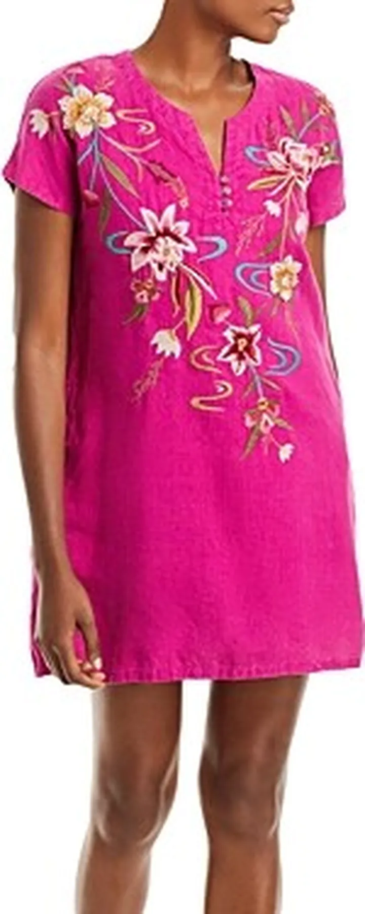 Johnny Was Maisie Easy Linen Tunic Dress