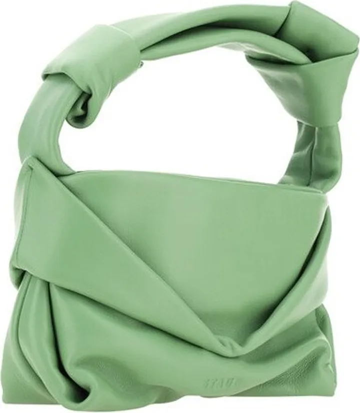 Staud Kiss Logo Embossed Tote Bag