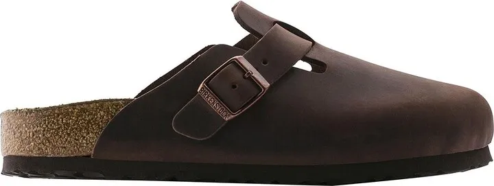 Birkenstock Boston Soft Footbed Leather Clog - Women's