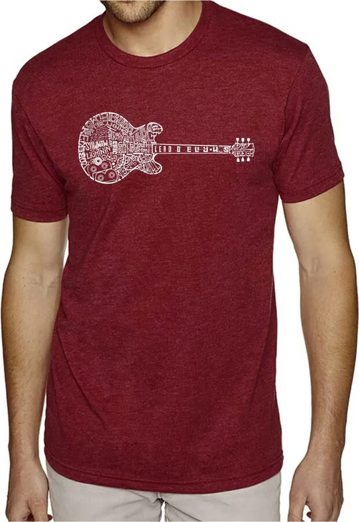 La Pop Art Men's Premium Word Art T-Shirt - Blues Legends