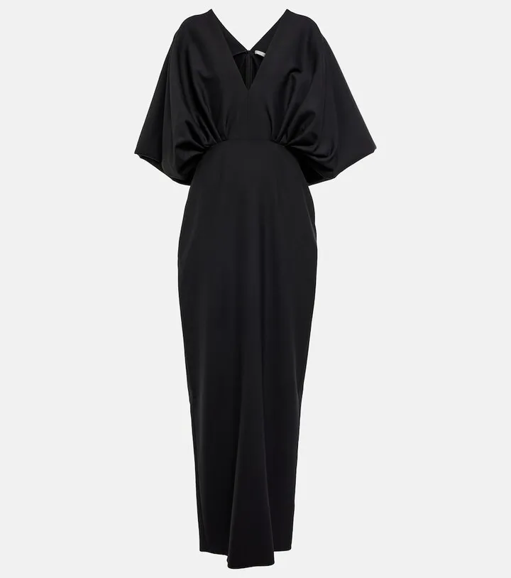 Wool and mohair maxi dress