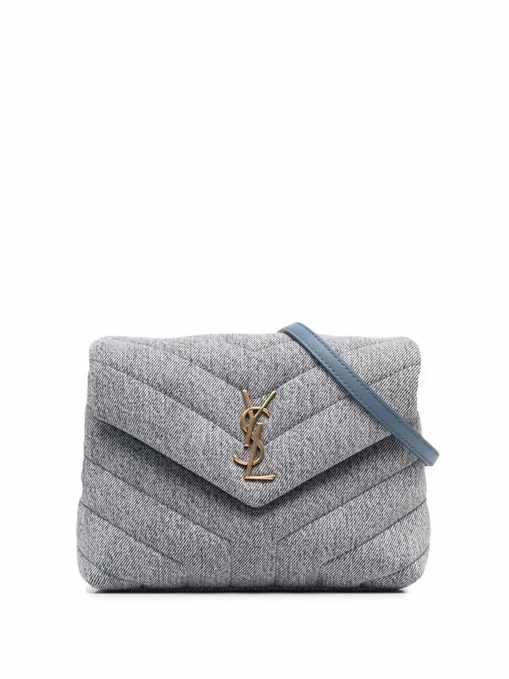 Mono denim mini bag