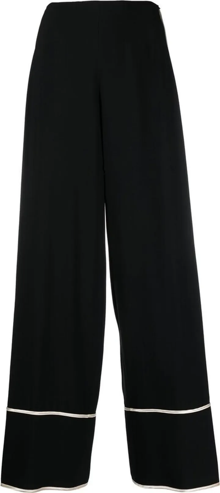 High-Waist Wide-Leg Trousers